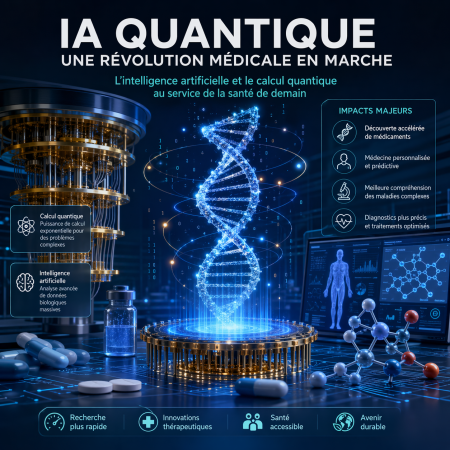 L&rsquo;impact transformateur de l&rsquo;IA quantique sur la recherche médicale
