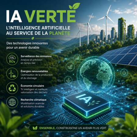 IA verte : comment l’intelligence artificielle révolutionne la lutte contre le changement climatique en 2026