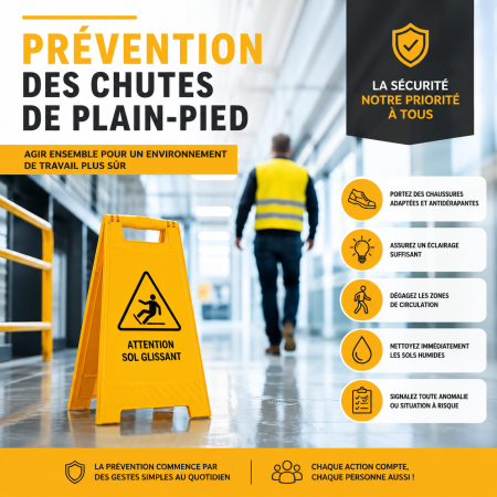 Prévention des chutes de plain-pied : les nouvelles approches qui transforment la sécurité au travail
