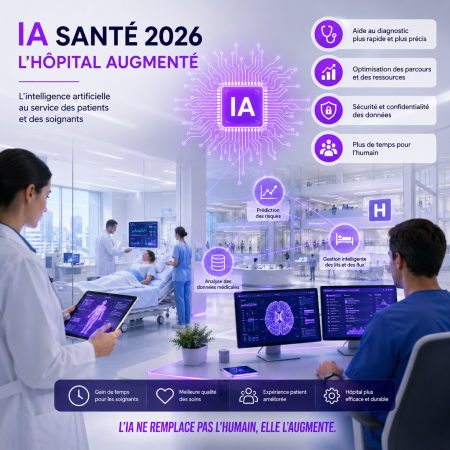 IA santé 2026 : les nouveaux hôpitaux augmentés par l’intelligence artificielle révolutionnent les soins