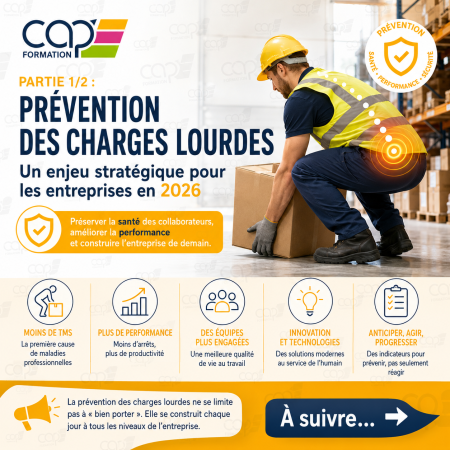 Prévention des charges lourdes : les nouvelles stratégies 2026 pour réduire les TMS en entreprise (Partie 1/2)