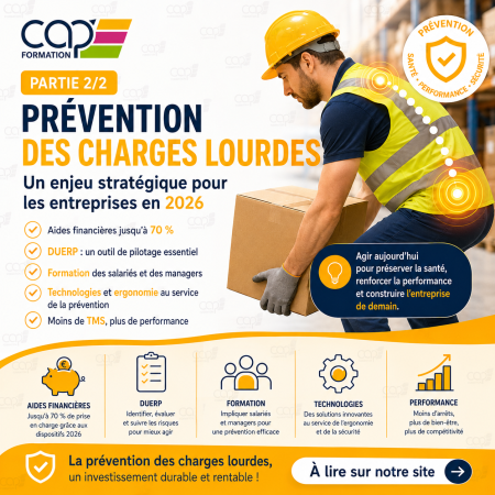 Prévention des charges lourdes : les nouvelles stratégies 2026 pour réduire les TMS en entreprise (Partie 2/2)